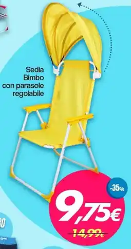 Franzy's Sedia Bimbo con parasole regolabile offerta
