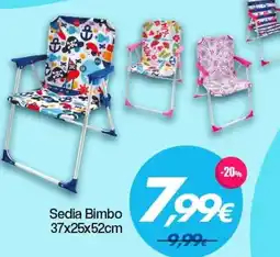 Franzy's Sedia Bimbo 37x25x52cm offerta