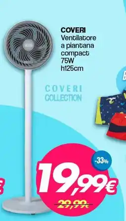 Franzy's COVERI Ventilatore a piantana compact 75W h125cm offerta