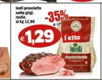 Il Castoro Supermercati Prosciutto cotto offerta