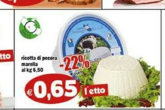 Il Castoro Supermercati Ricotta offerta