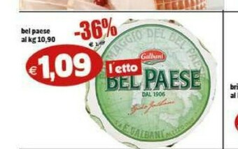 Il Castoro Supermercati Formaggio offerta