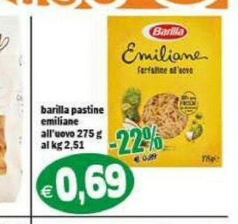 Il Castoro Supermercati Pasta all'uovo offerta