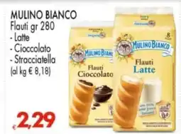 Despar MULINO BIANCO Flauti Latte, Cioccolato, Stracciatella offerta