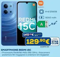 DIMOStore Xiaomi smartphone redmi 15C offerta