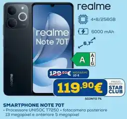 DIMOStore Realme smartphone note 70T offerta