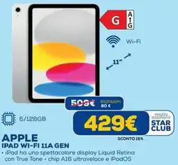 DIMOStore Apple ipad wi-fi 11A gen offerta