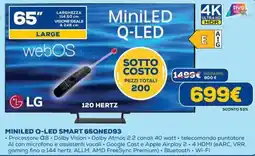 DIMOStore LG MINILED Q-LED SMART 65QNED93 offerta