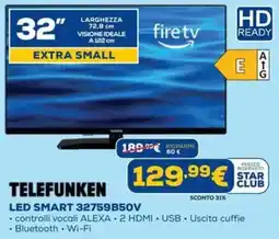DIMOStore TELEFUNKEN LED SMART 32759B50V offerta