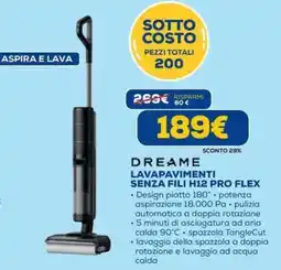 DIMOStore Dreame lavapavimenti senza fili H12 pro flex offerta