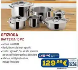 DIMOStore Lagostina sfiziosa batteria 10 pz offerta