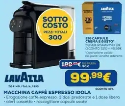 DIMOStore Lavazza macchina caffè espresso idola offerta