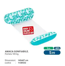 Cfadda Amaca gonfiabile offerta