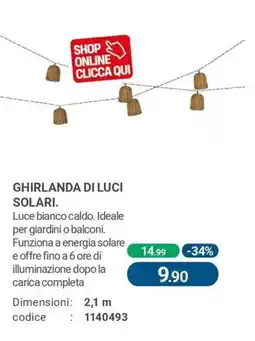 Cfadda Ghirlanda di luci solari offerta