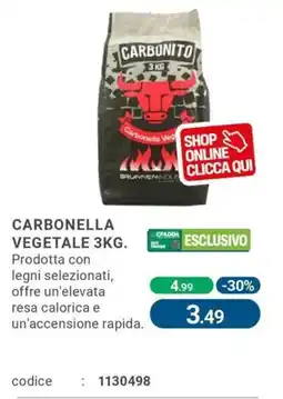 Cfadda Carbonella vegetale offerta
