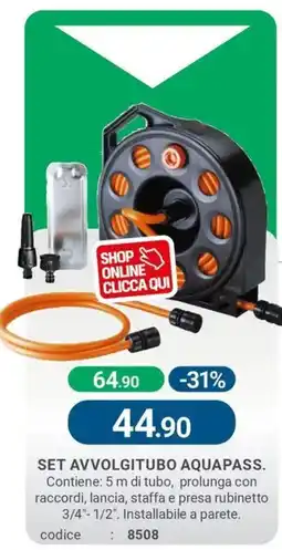 Cfadda Set avvolgitubo Aquapass offerta