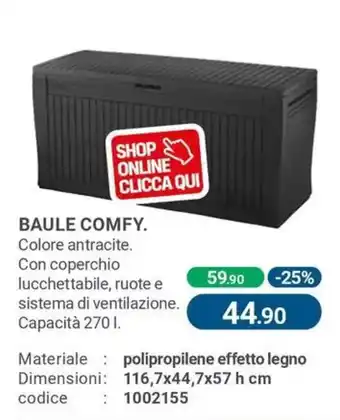 Cfadda Baule Comfy offerta