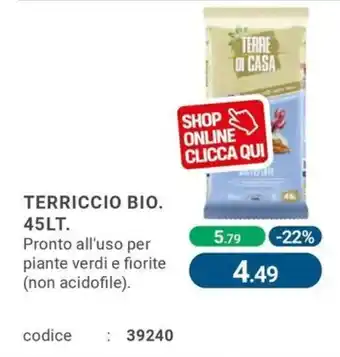 Cfadda Terriccio bio offerta