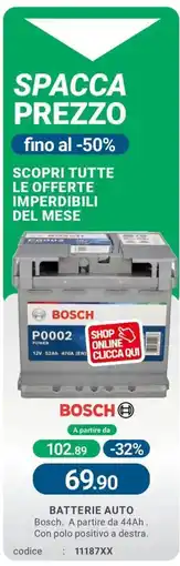 Cfadda Bosch Batterie Auto offerta