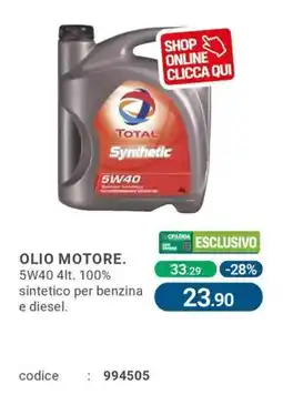 Cfadda Total Olio Motore offerta