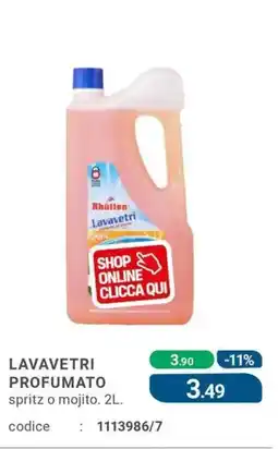 Cfadda Rhutten Lavavetri Profumato offerta