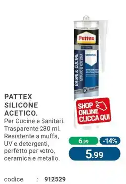 Cfadda Pattex Silicone Acetico offerta