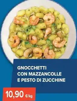 Sapore di Mare Gnocchetti con mazzancolle e pesto di zucchine offerta
