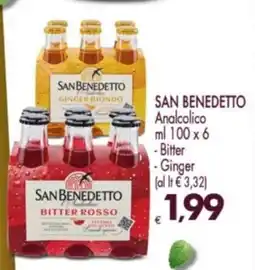 Despar SAN BENEDETTO Analcolico Bitter, Ginger offerta