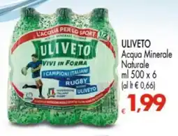 Despar ULIVETO Acqua Minerale Naturale offerta