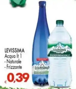 Despar LEVISSIMA Acqua Naturale, Frizzante offerta