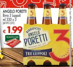 Despar ANGELO PORETTI Birra 3 Luppoli offerta