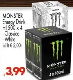 Despar MONSTER Energy Drink Classica, White offerta