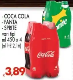 Despar Coca cola, fanta, sprite offerta