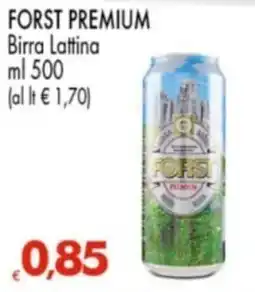 Despar FORST PREMIUM Birra Lattina offerta