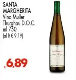 Despar SANTA MARGHERITA Vino Muller Thurghau D.O.C. offerta