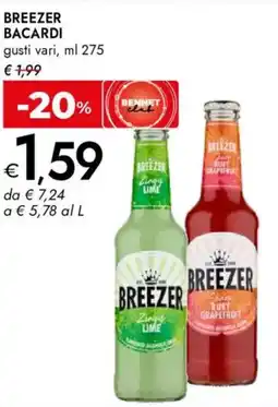 Bennet Breezer bacardi offerta