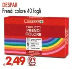 Despar DESPAR Prendi colore 40 fogli offerta
