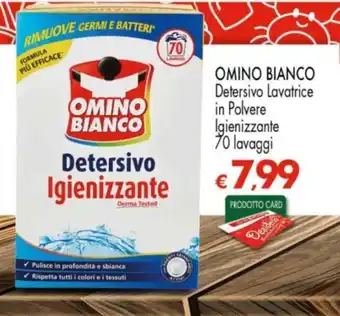 Despar OMINO BIANCO Detersivo Lavatrice in Polvere Igienizzante offerta