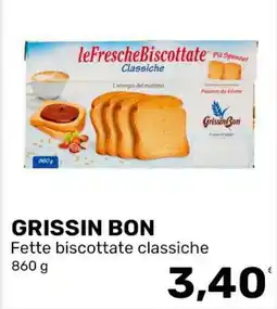 Iper Tosano GRISSIN BON Fette biscottate classiche offerta
