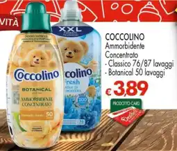 Despar COCCOLINO Ammorbidente Concentrato, Classico, Botanical offerta