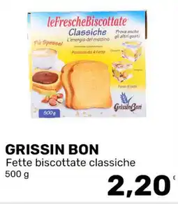 Iper Tosano GRISSIN BON Fette biscottate classiche offerta