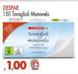 Despar DESPAR 150 Tovaglioli Monovelo offerta