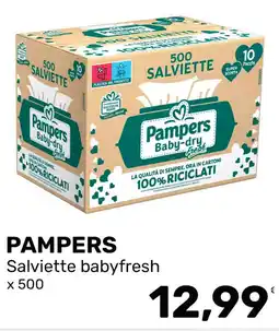 Iper Tosano PAMPERS Salviette babyfresh offerta