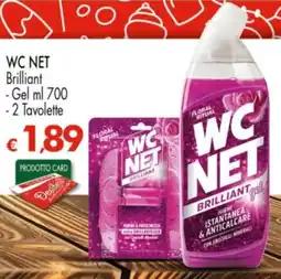 Despar WC NET Brilliant Gel, 2 Tavolette offerta