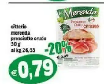 Il Castoro Supermercati Prosciutto crudo offerta
