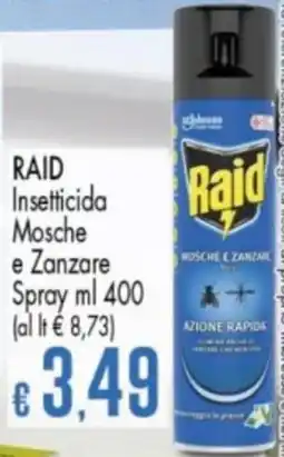 Despar RAID Insetticida Mosche e Zanzare Spray offerta