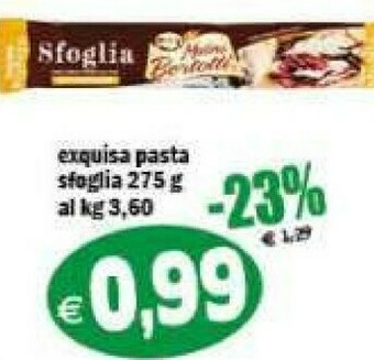 Il Castoro Supermercati Pasta sfoglia offerta