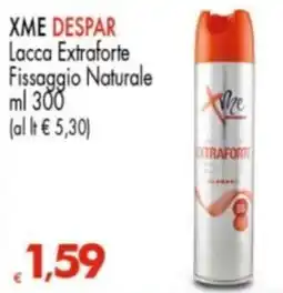 Despar XME DESPAR Lacca Extraforte Fissaggio Naturale offerta