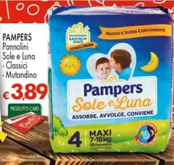 Despar PAMPERS Pannolini Sole e Luna Classici, Mutandino offerta