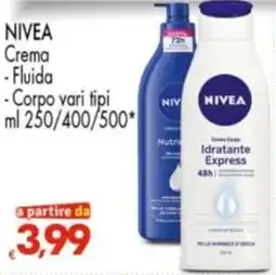 Despar NIVEA Crema, Fluida, Corpo offerta